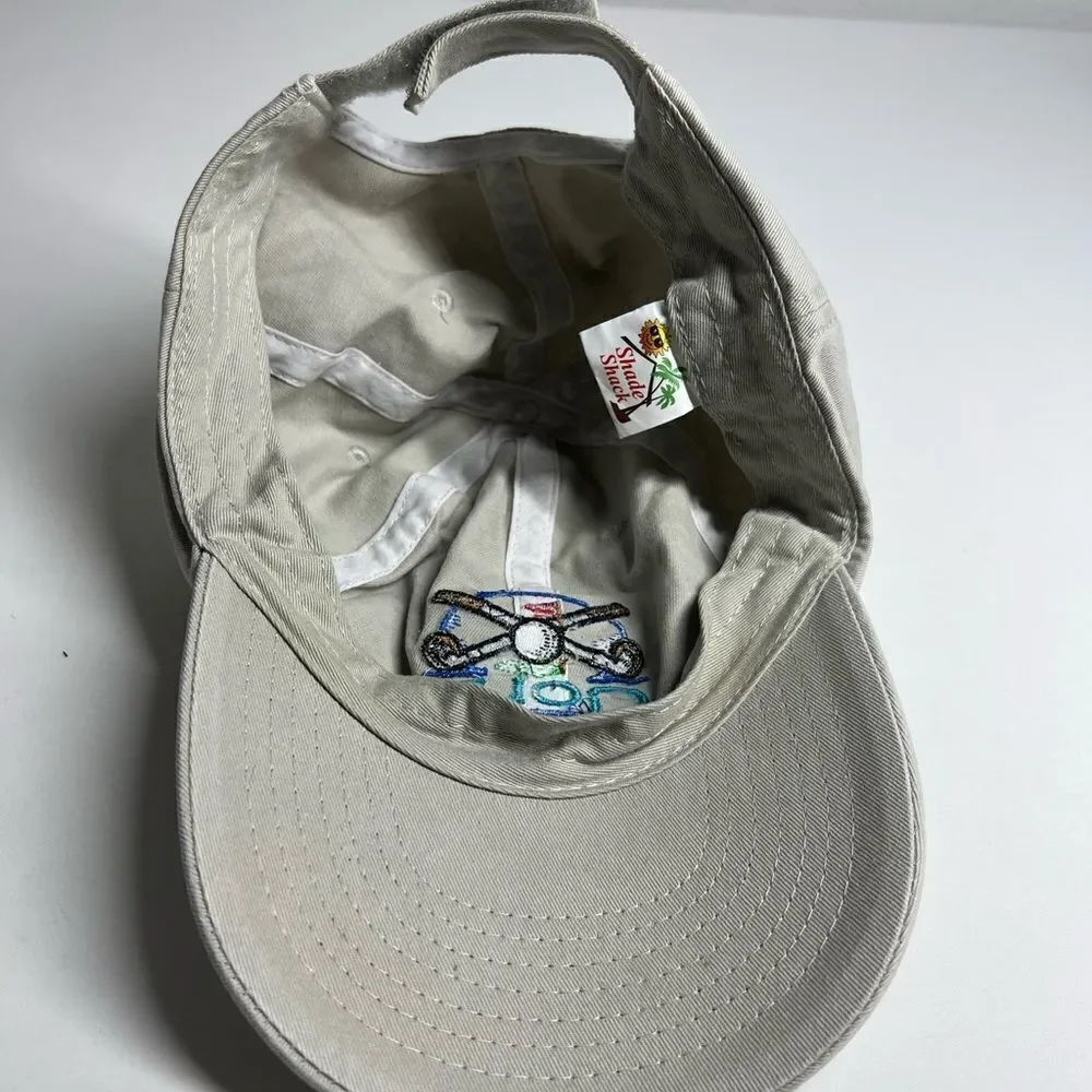 Florida State Golf Hat Mens Adjustable Gray Strap Back Cap Golfing Sports Logo